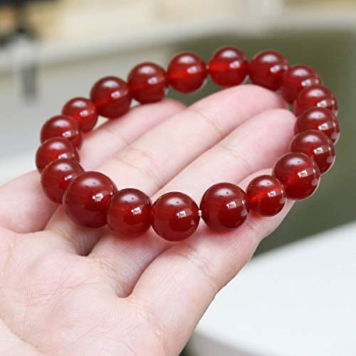 Amazon｜念珠ドットコム 数珠ブレスレット 約12ミリ 本瑪瑙【腕輪念珠